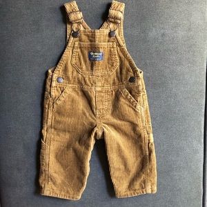Oshkosh Corduroy overalls 6m GUC